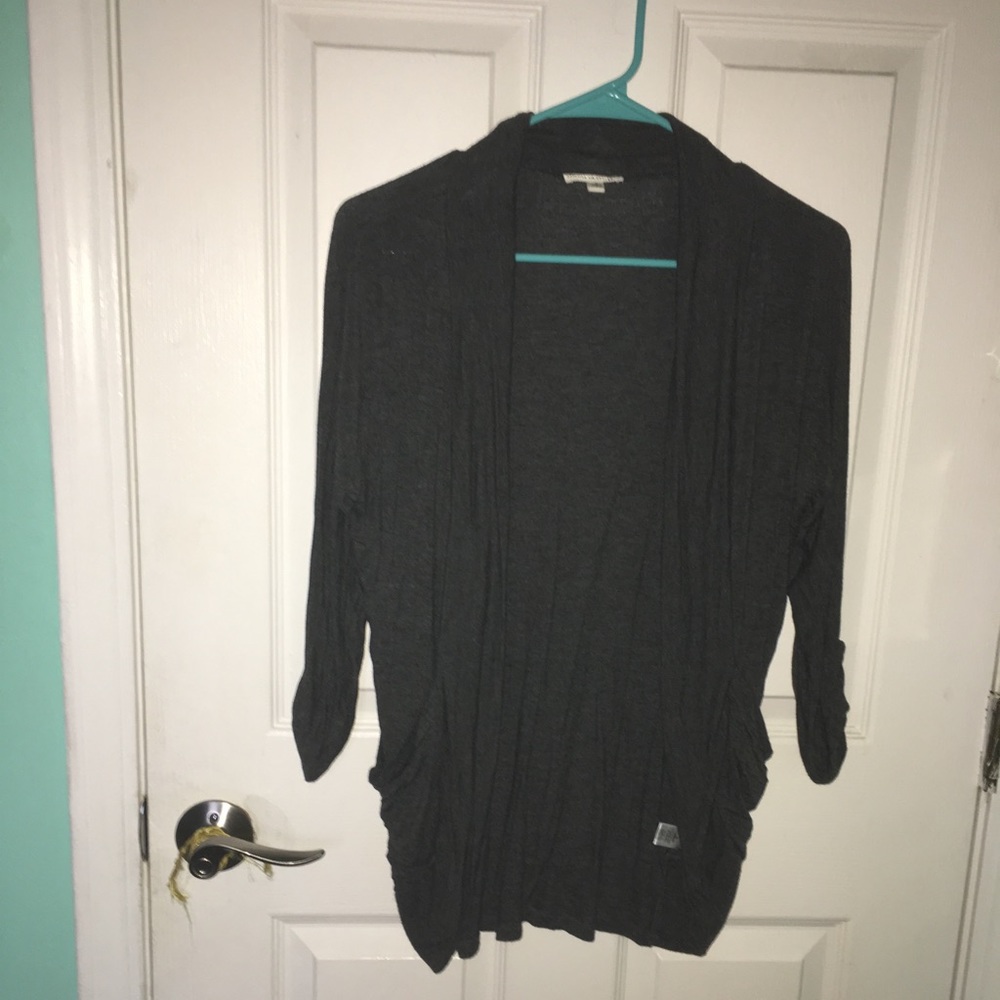 -🖤charcoal cardigan with pockets-